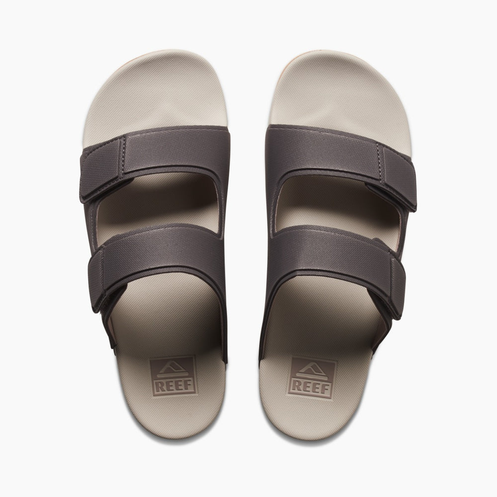 Reef Mens Cushion Tradewind Vegan Leather Slides in Indigo ID lrI4SUbR