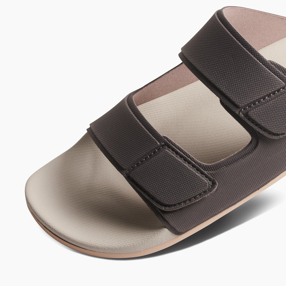 Reef Mens Cushion Tradewind Vegan Leather Slides in Indigo ID lrI4SUbR