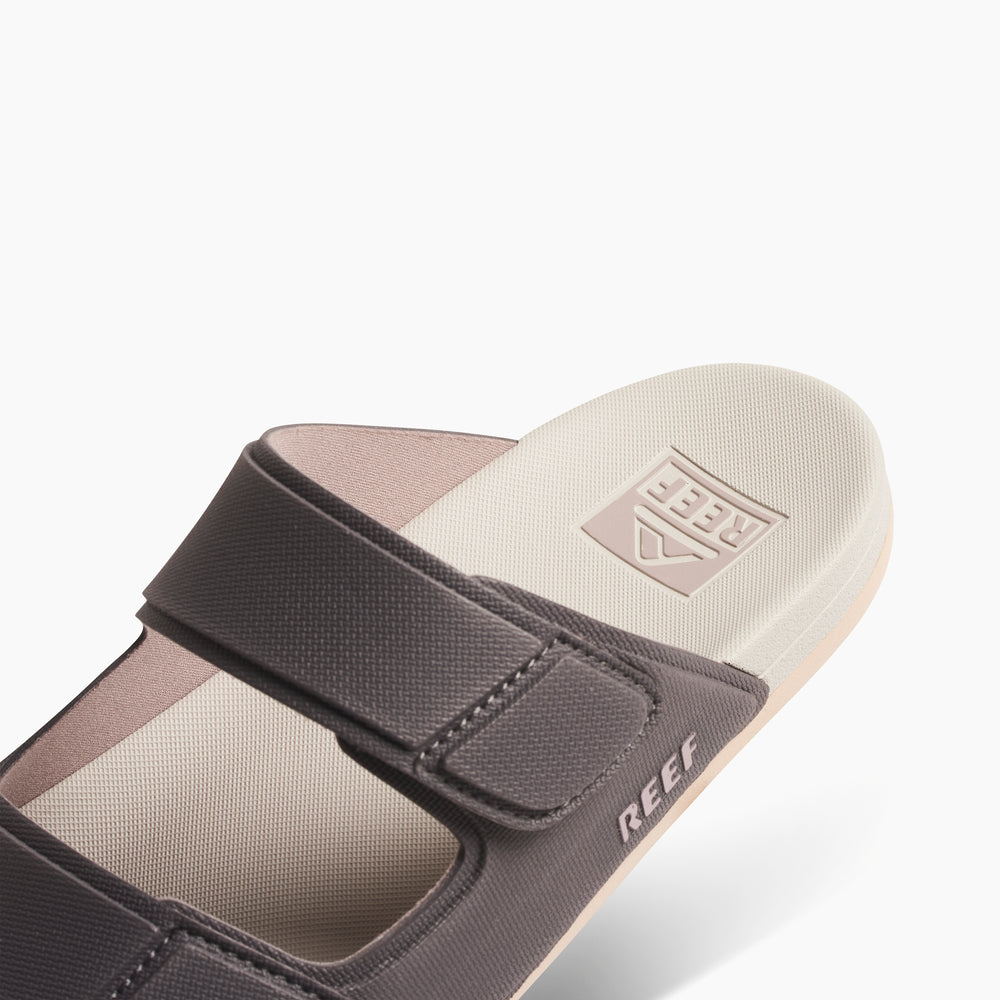 Reef Mens Cushion Tradewind Vegan Leather Slides in Indigo ID lrI4SUbR