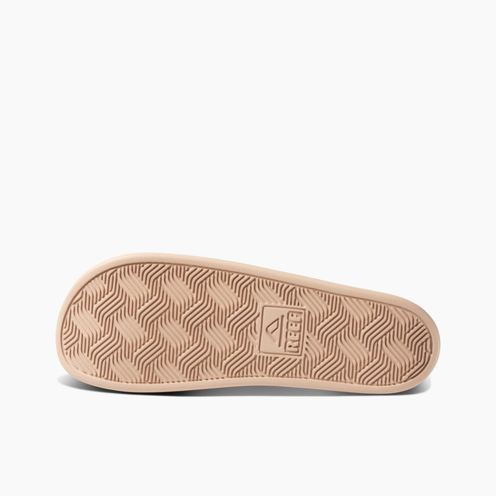 Reef Mens Cushion Tradewind Vegan Leather Slides in Indigo ID lrI4SUbR