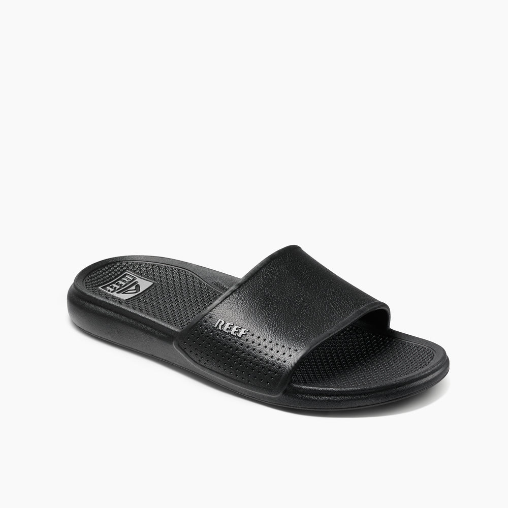 Reef Mens Sandals Oasis Slide In Black ID lxaql9H1