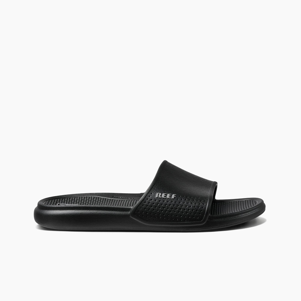 Reef Mens Sandals Oasis Slide In Black ID lxaql9H1