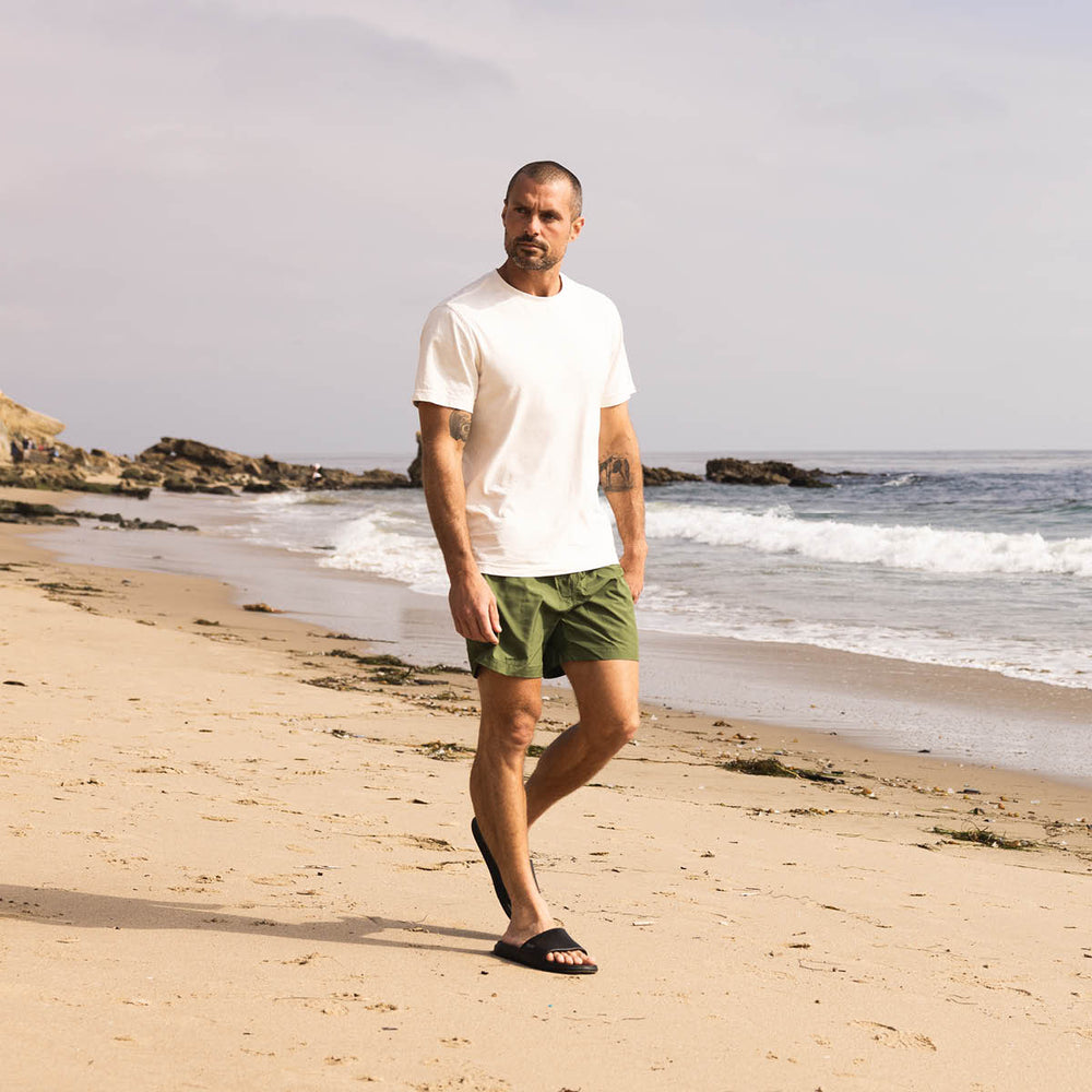 Reef Mens Sandals Oasis Slide In Black ID lxaql9H1