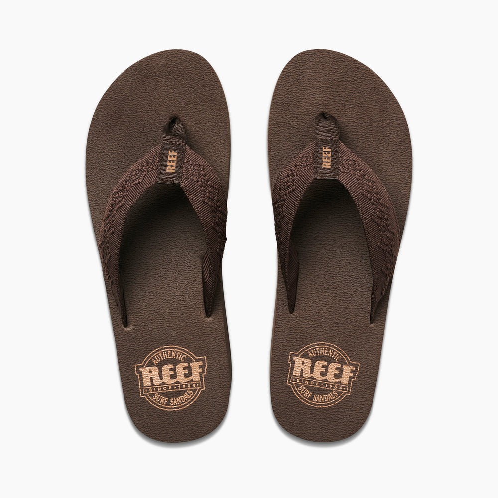 Reef Womens Sandy Hi Sandals in Chocolate ID mYVHsuqn