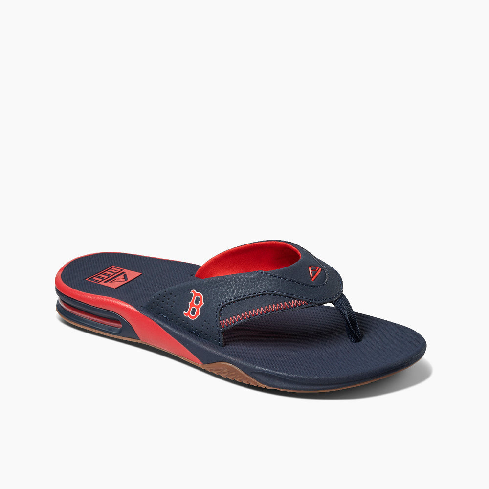 Reef Mens Fanning x MLB Flip Flops with Bottle Opener ID mvORBPoP