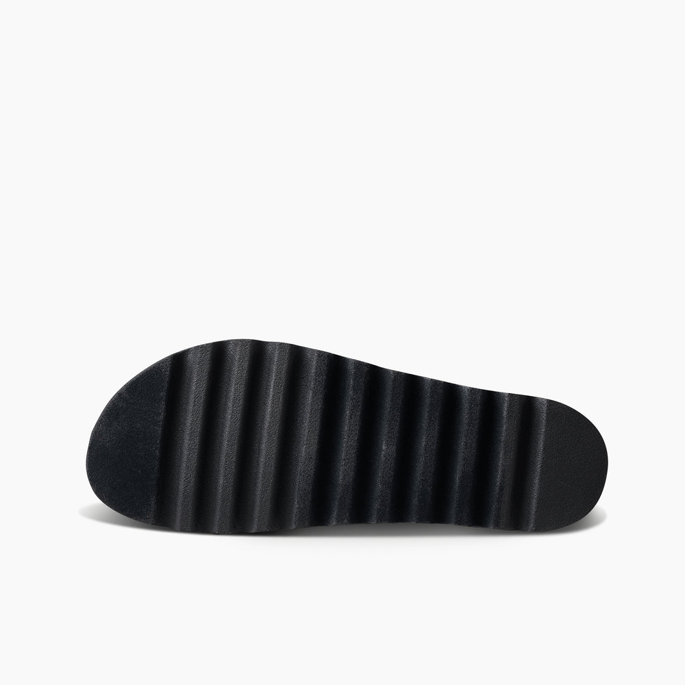 Reef Womens Cushion Sage Hi Slip-On Shoes in Black/Black ID nHJID2Kc