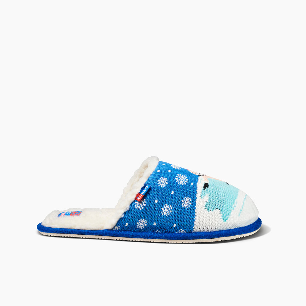 Reef Womens Reef X Tipsy Elves Slippers (Censored Santa) ID ngwKgORu
