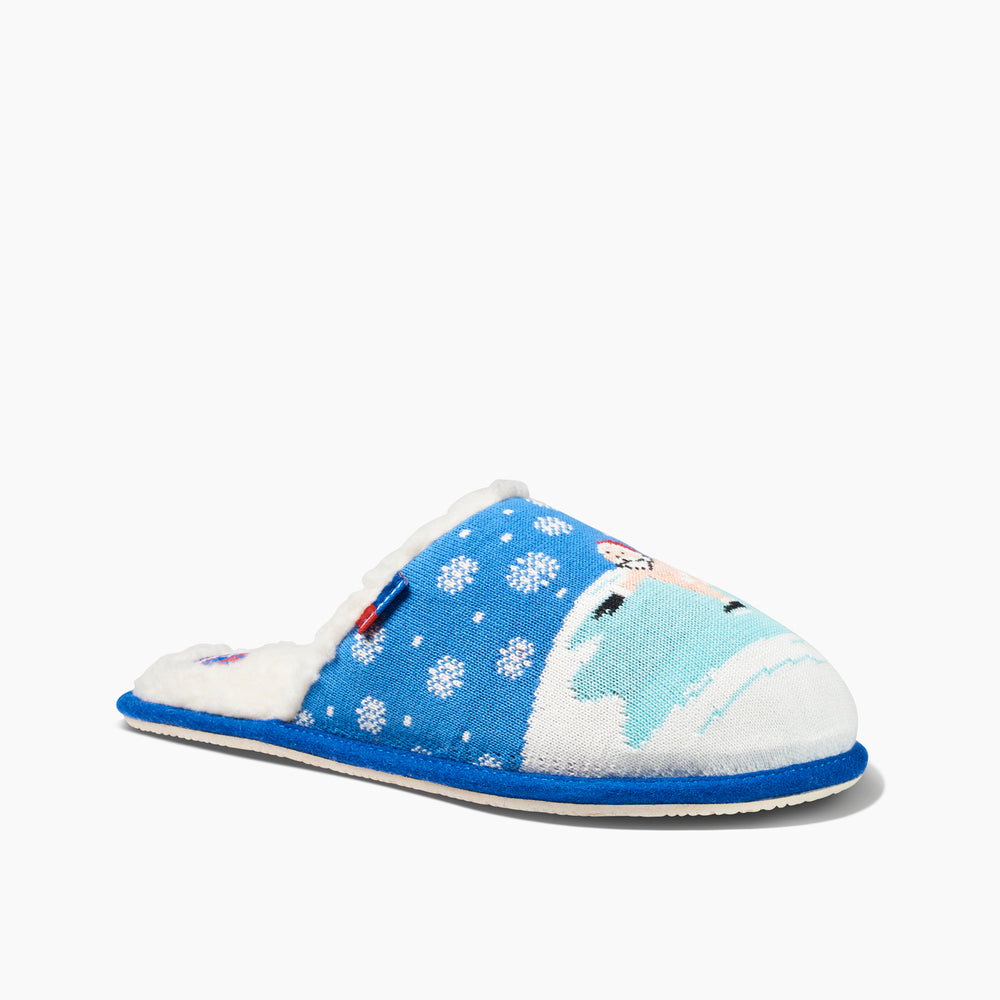 Reef Womens Reef X Tipsy Elves Slippers (Censored Santa) ID ngwKgORu