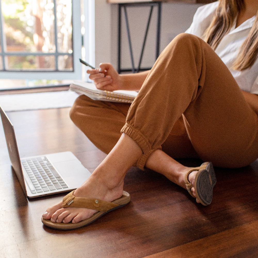 Reef Womens Reef Pacific Sandals in Caramel ID phjPwgiq
