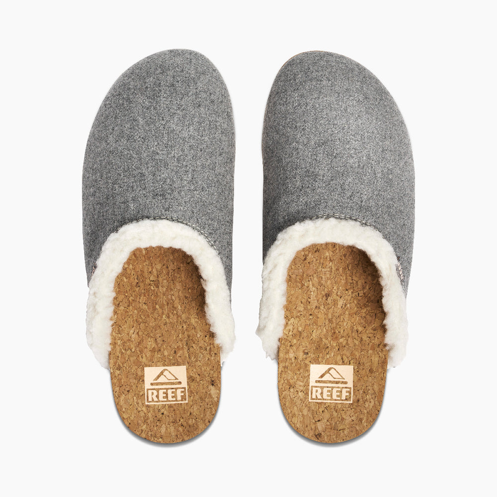 Reef Womens Cushion Sage Wool Mule Shoes ID qTeejMR9