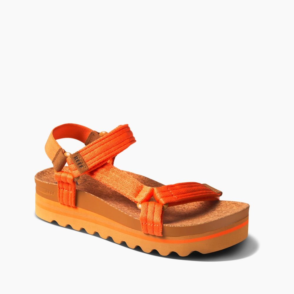 Reef Womens Cushion Rem Hi Sandals in Nectarine ID quDehUrP