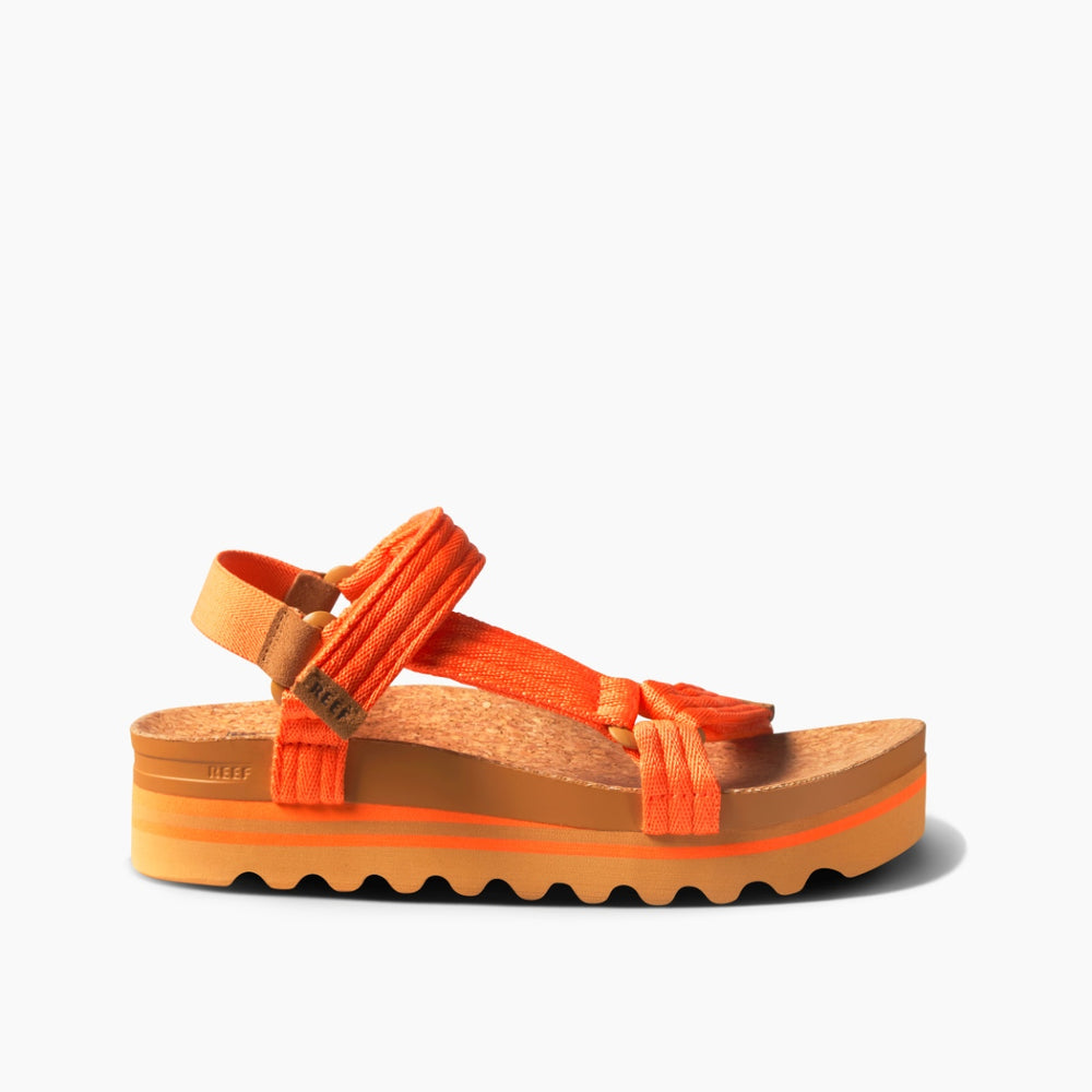 Reef Womens Cushion Rem Hi Sandals in Nectarine ID quDehUrP