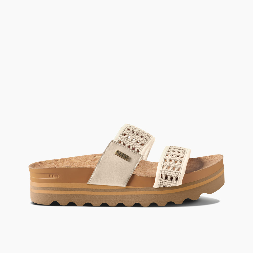 Reef Womens Vista Hi Woven Sandals in Vintage ID r7Y638mr
