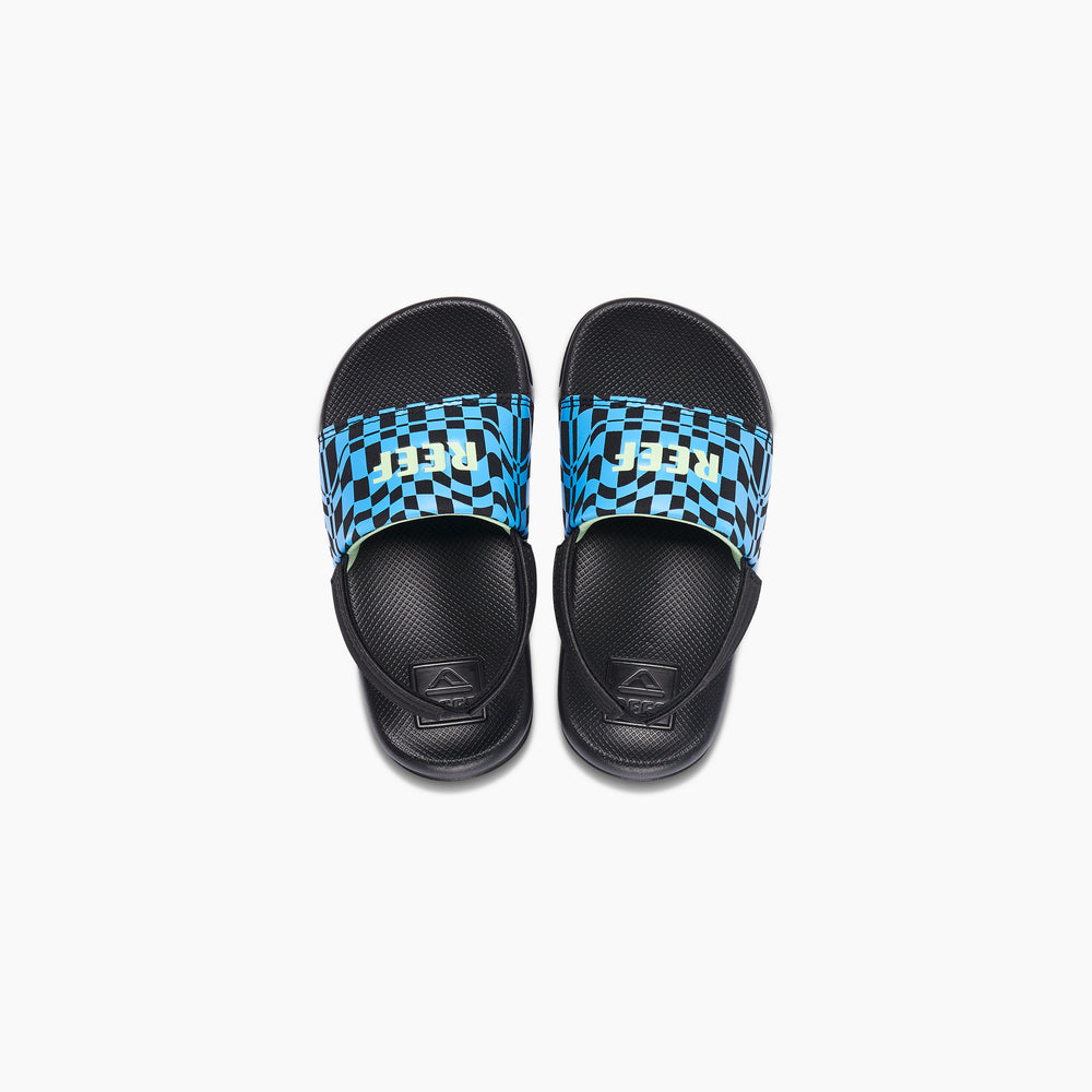 Reef Toddler Boys One Slide in Swell Checkers ID r8yDoZnu
