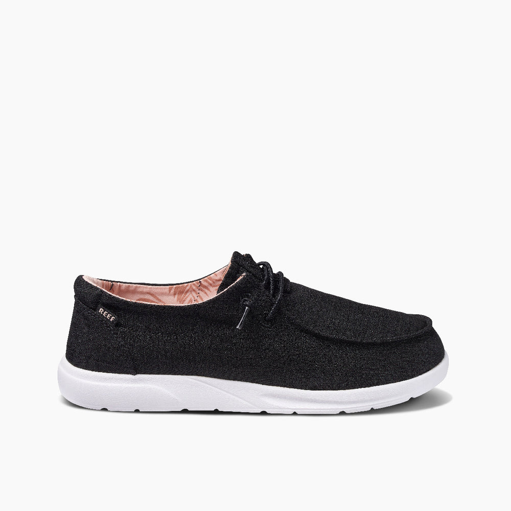 Reef Womens Reef Cushion Coast Shoes in Black ID rb73Kfxv