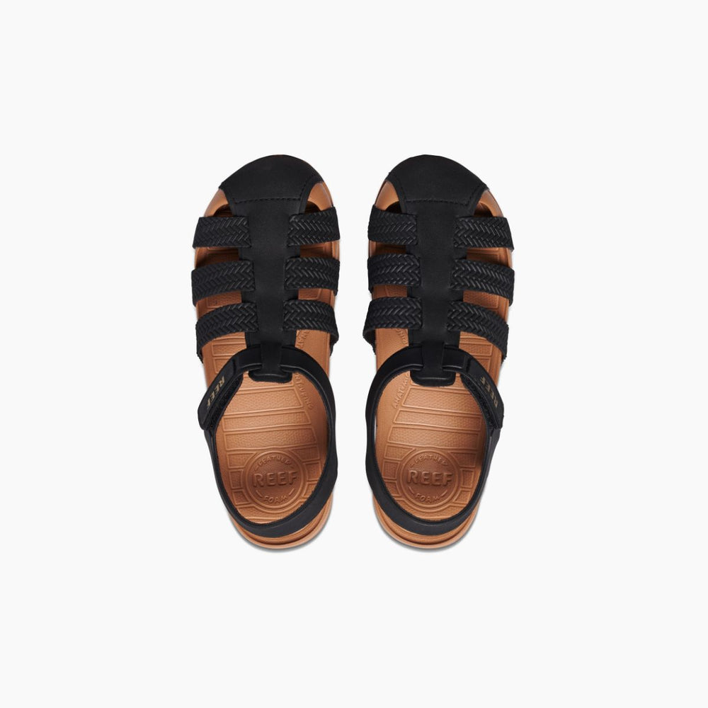 Reef Girls Shoes Kids Water Beachy in Black/Tan ID uVkv6KHl