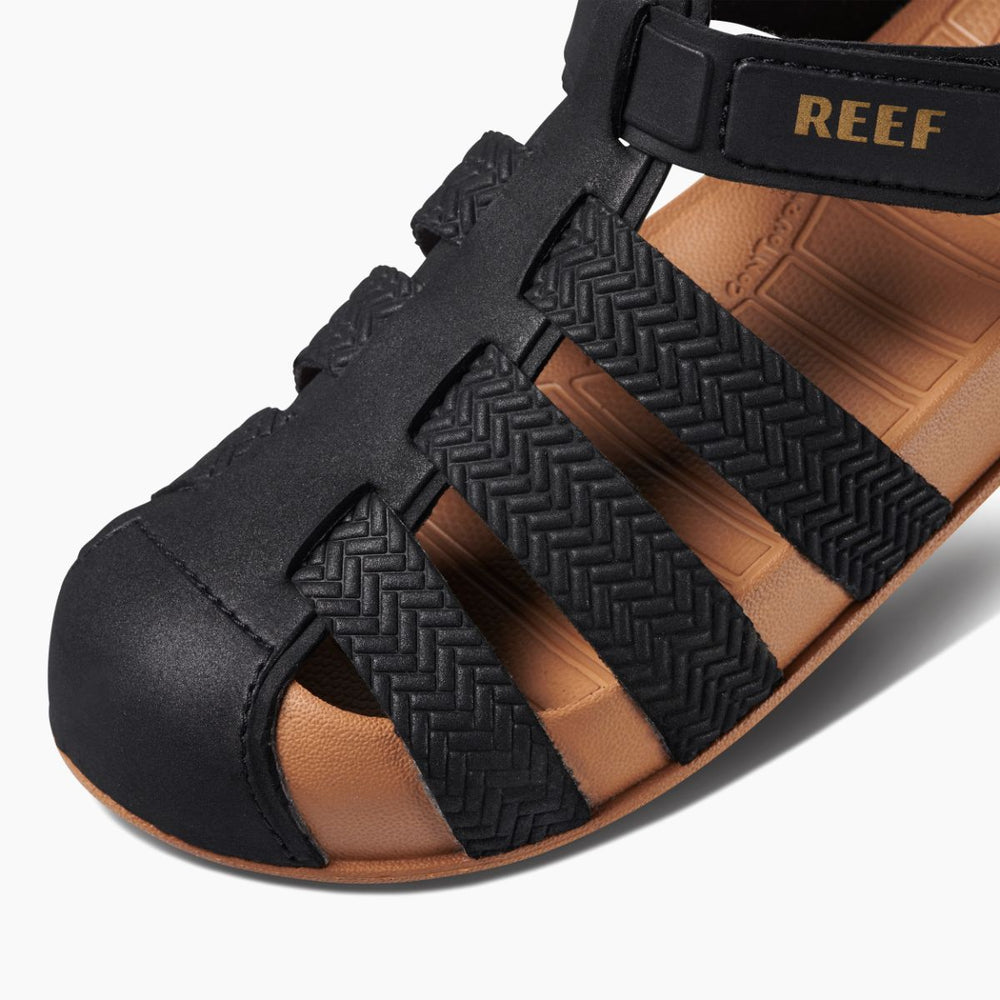 Reef Girls Shoes Kids Water Beachy in Black/Tan ID uVkv6KHl