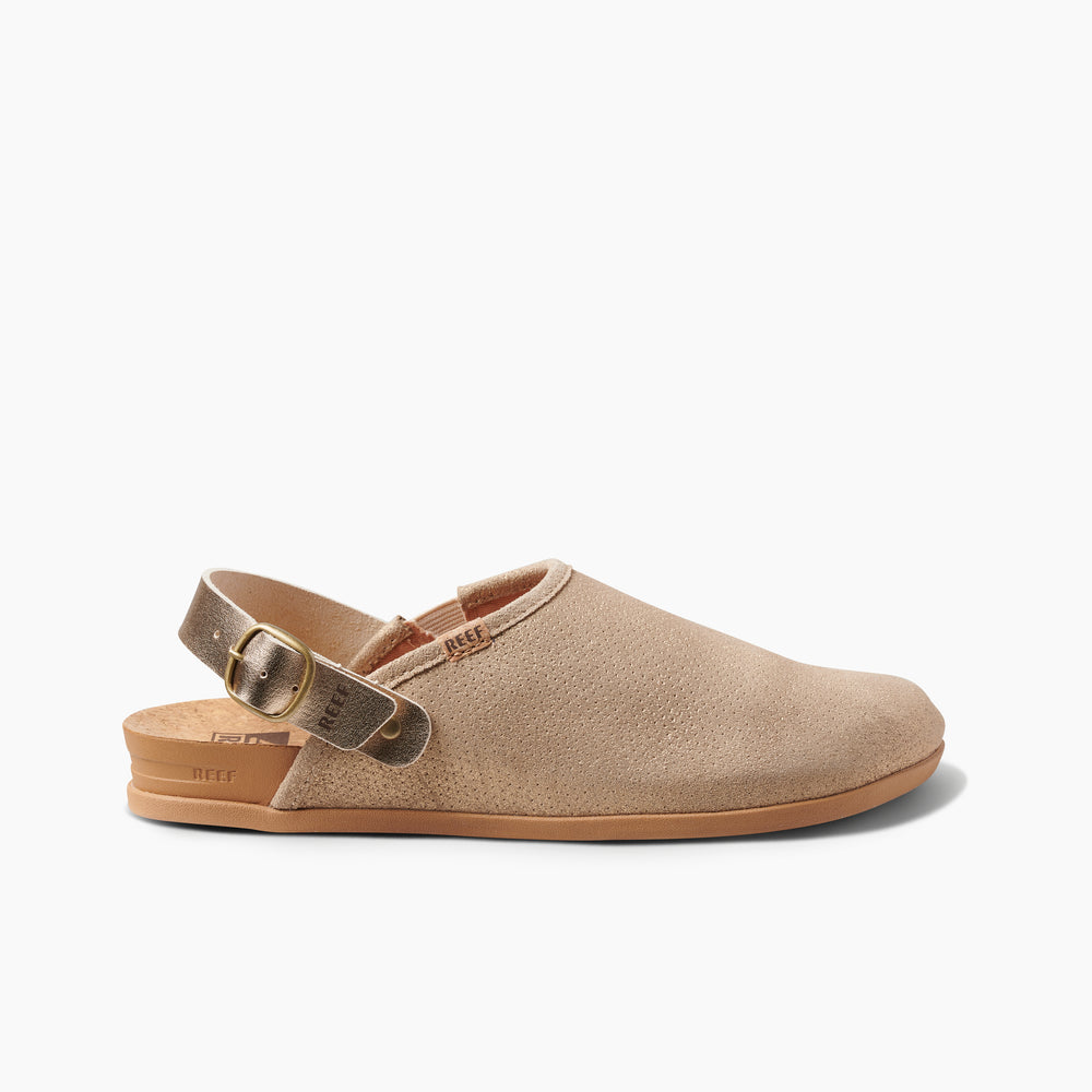 Reef Womens Reef Cushion Sage Suede Slip-Ons ID uaOVBLr6
