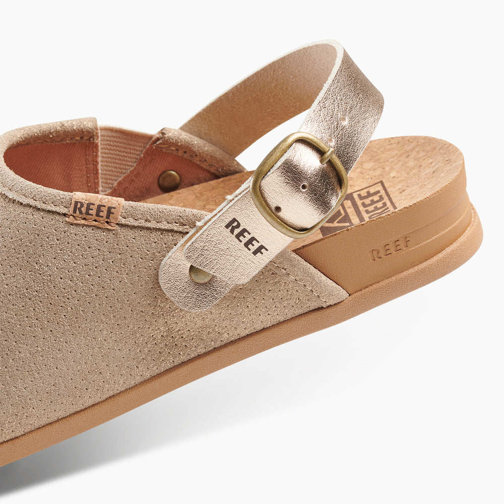 Reef Womens Reef Cushion Sage Suede Slip-Ons ID uaOVBLr6