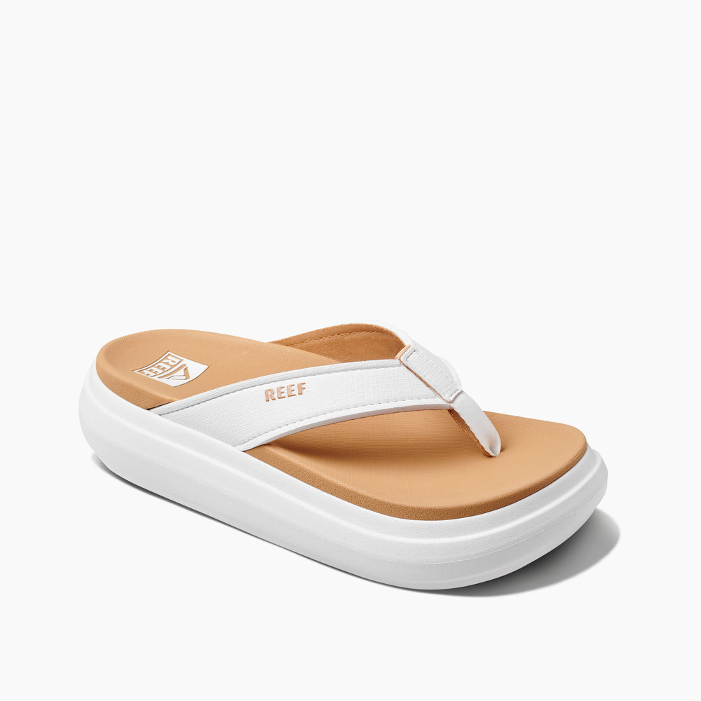 Reef Womens Cushion Bondi Sandal in Cloud ID unzNLwec