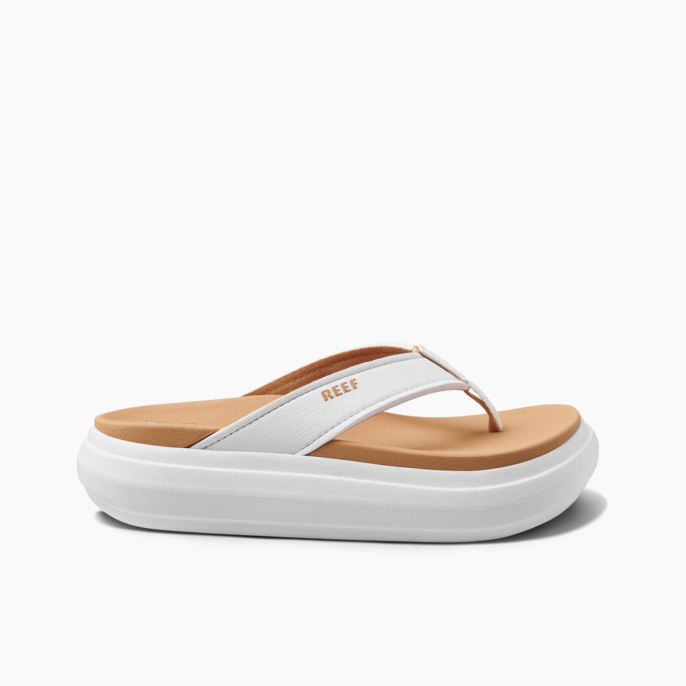 Reef Womens Cushion Bondi Sandal in Cloud ID unzNLwec