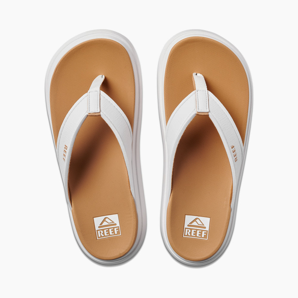 Reef Womens Cushion Bondi Sandal in Cloud ID unzNLwec