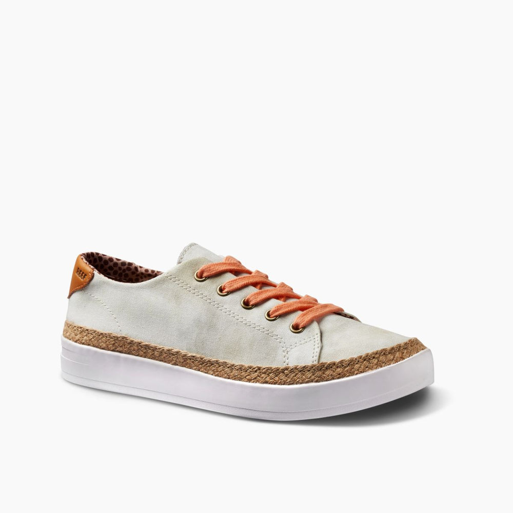Reef Womens Cushion Sunset Shoes in Washed Sand ID v7ayfL9d