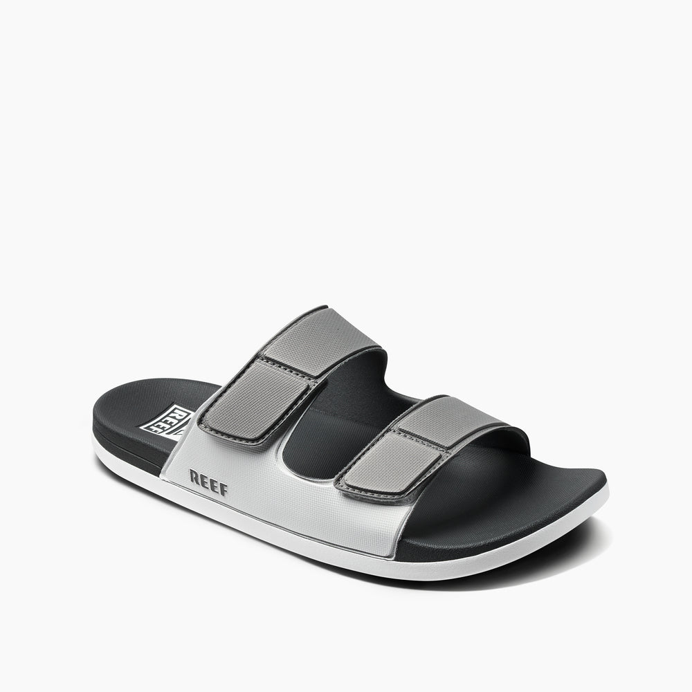 Reef Mens Sandals Cushion Tradewind in Grey/White/Grey ID vUPe0z6h