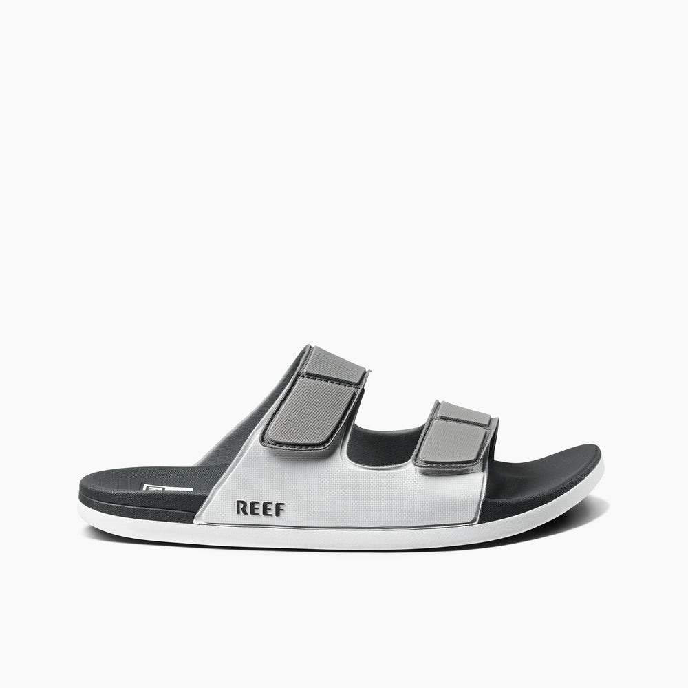 Reef Mens Sandals Cushion Tradewind in Grey/White/Grey ID vUPe0z6h