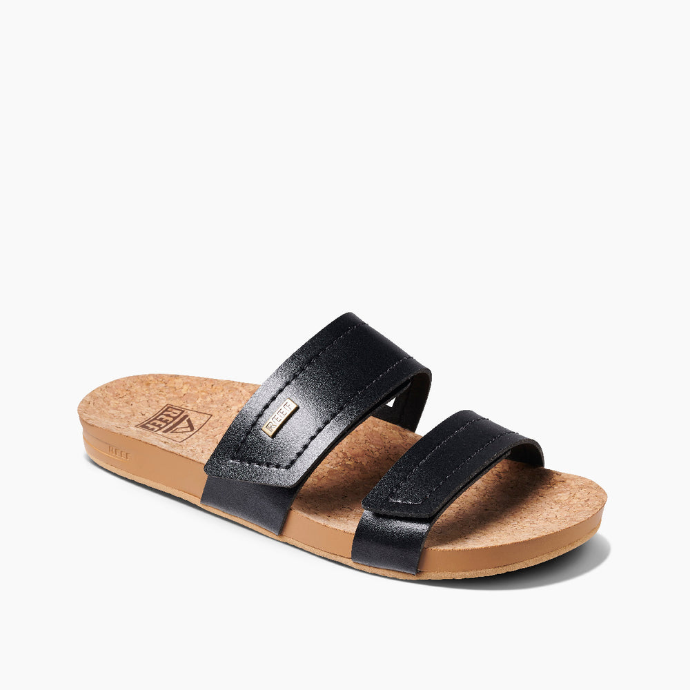 Reef Womens Velcro Vista Sandals (Black) ID vqzUJ7cP