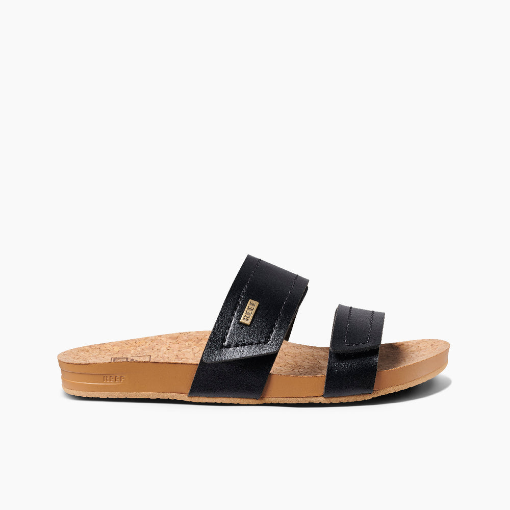 Reef Womens Velcro Vista Sandals (Black) ID vqzUJ7cP