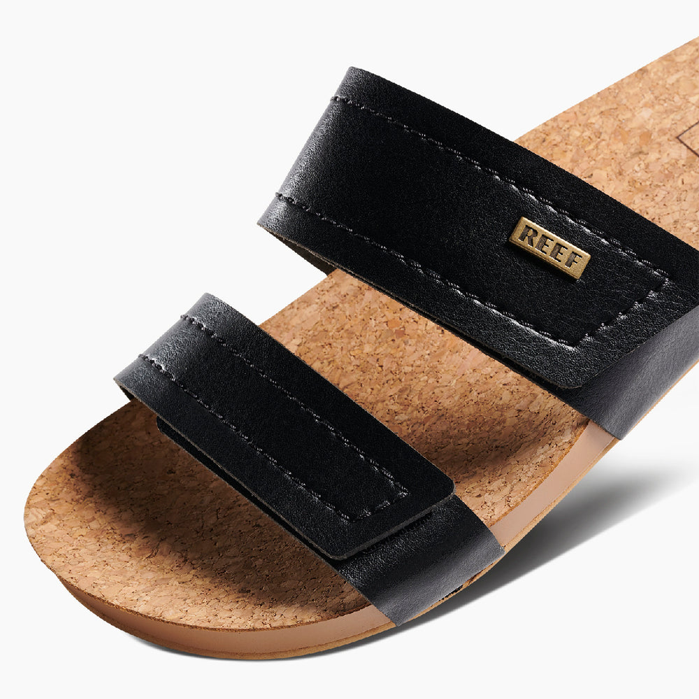 Reef Womens Velcro Vista Sandals (Black) ID vqzUJ7cP