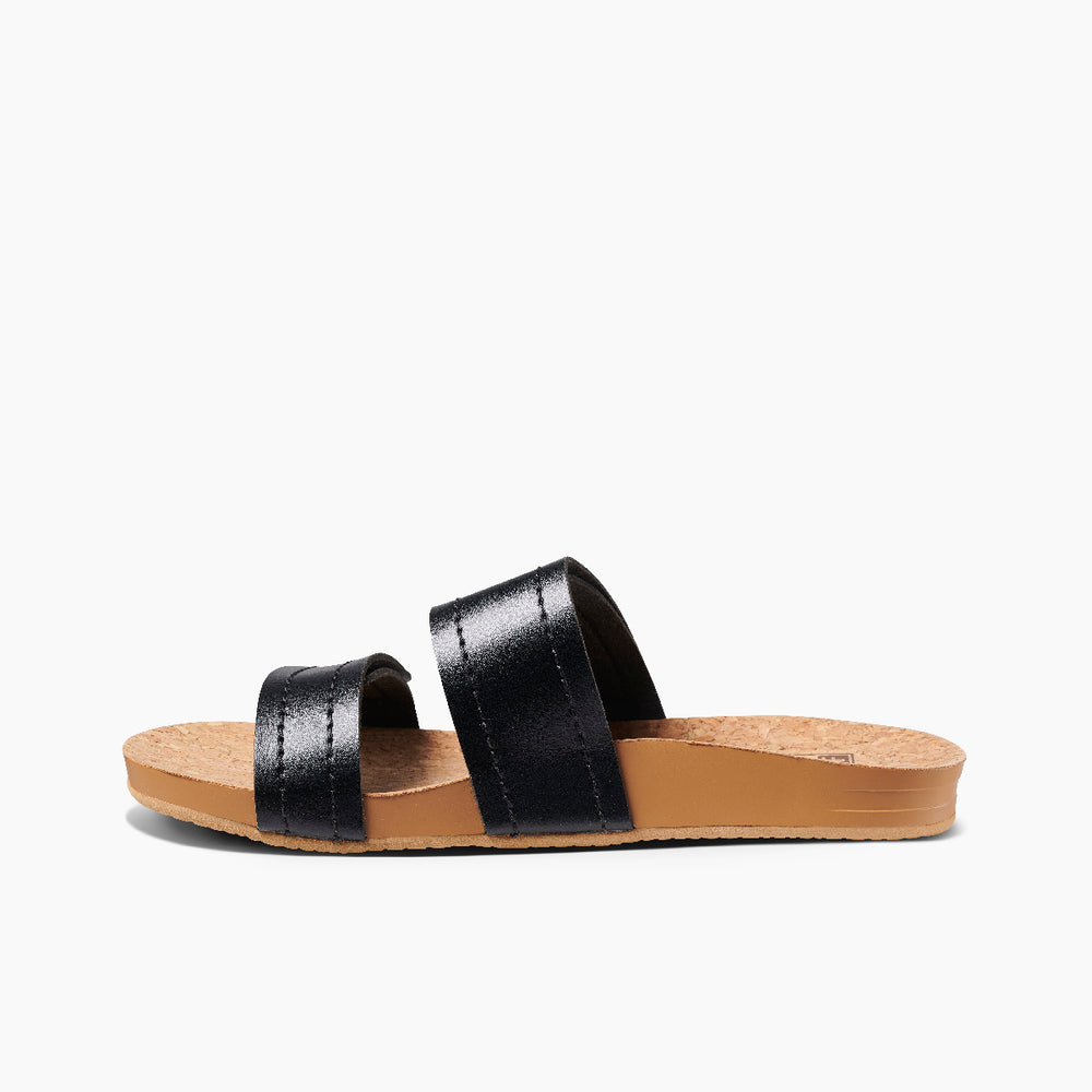 Reef Womens Velcro Vista Sandals (Black) ID vqzUJ7cP