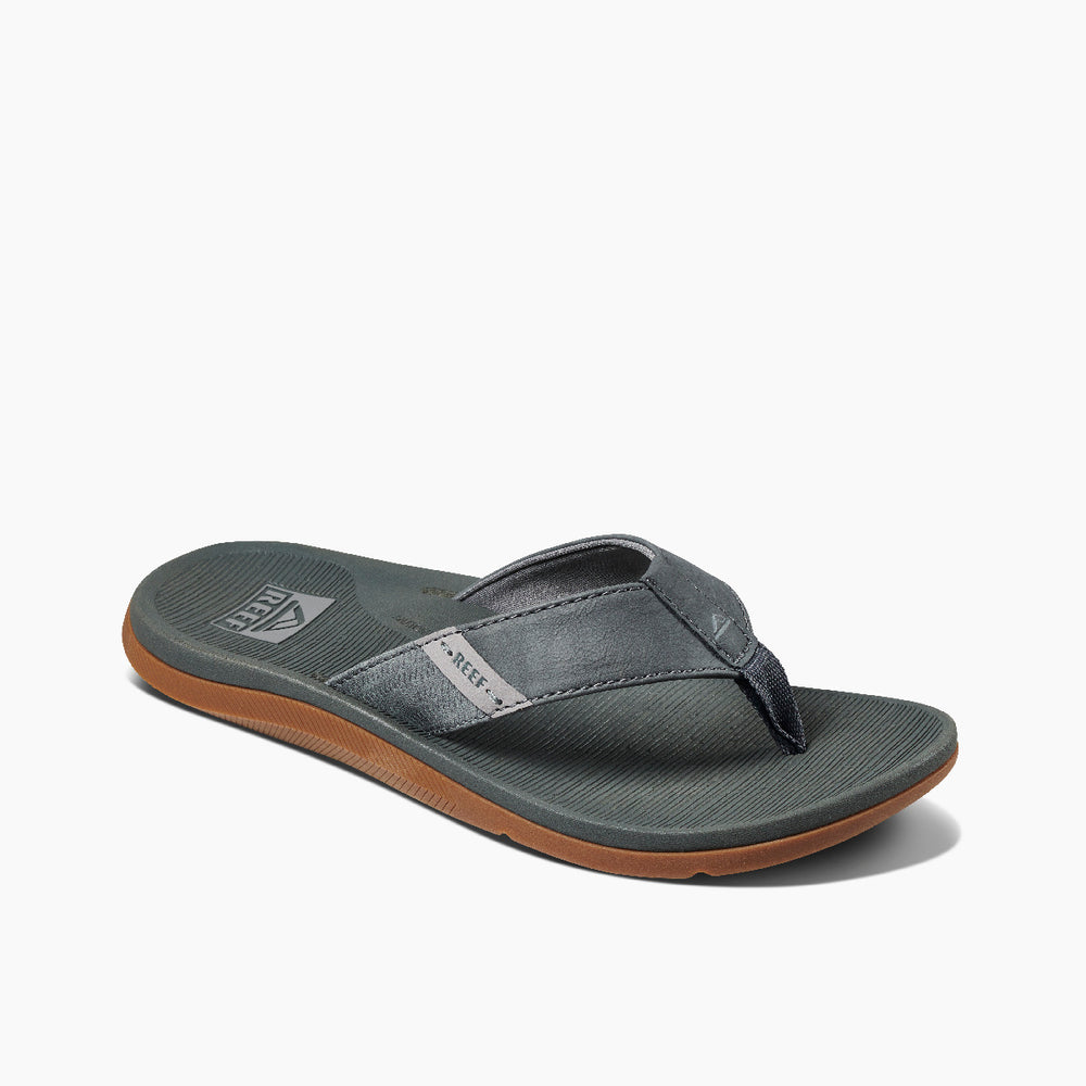 Reef Santa Ana Mens Vegan Leather Sandals ID wdtsQFv4