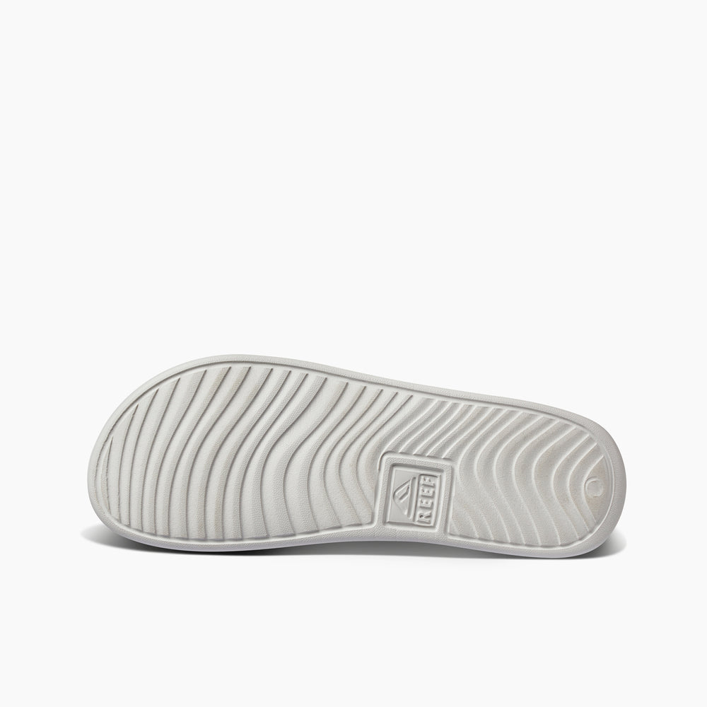 Reef Mens One Slide Chill Faux Shearling Sandals ID xXAfpFIy