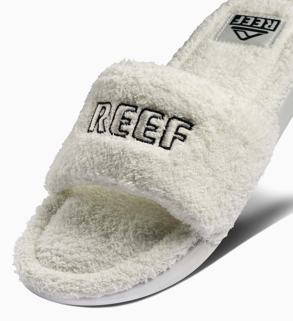Reef Mens One Slide Chill Faux Shearling Sandals ID xXAfpFIy