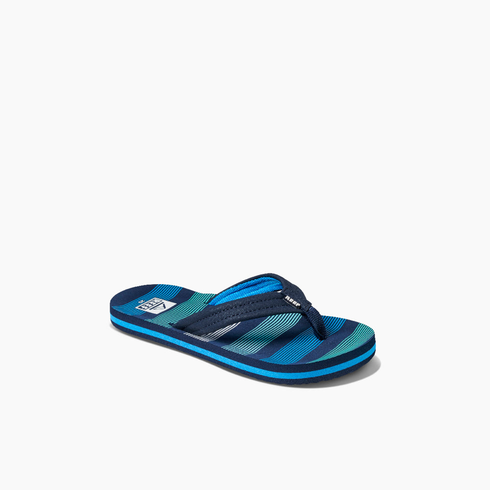 Reef Boys Sandals Kids Ahi in Deep Sea Stripes ID xnGGXWhK