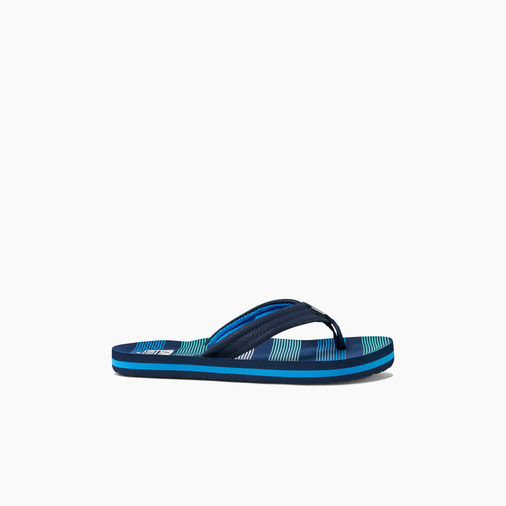 Reef Boys Sandals Kids Ahi in Deep Sea Stripes ID xnGGXWhK