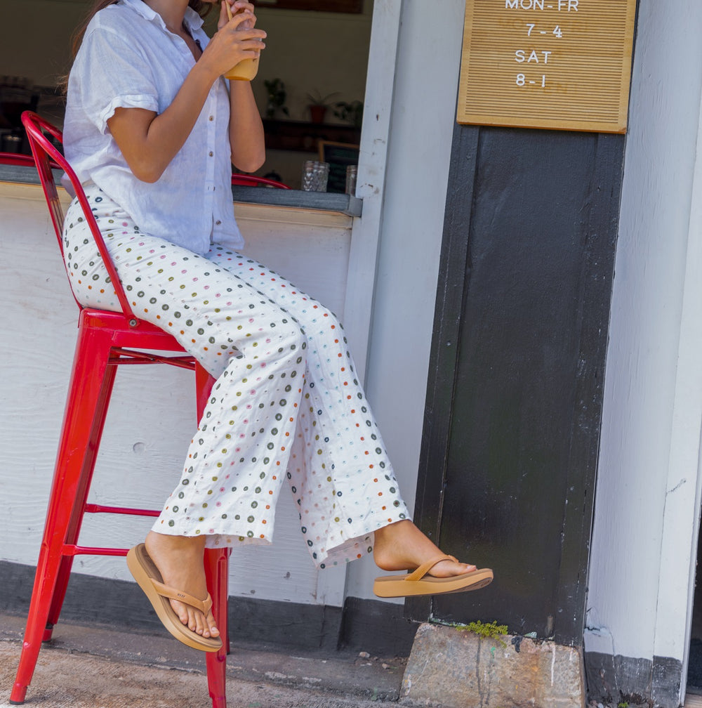 Reef Womens Cushion Cloud Sandals in Natural ID y3D1KJAe