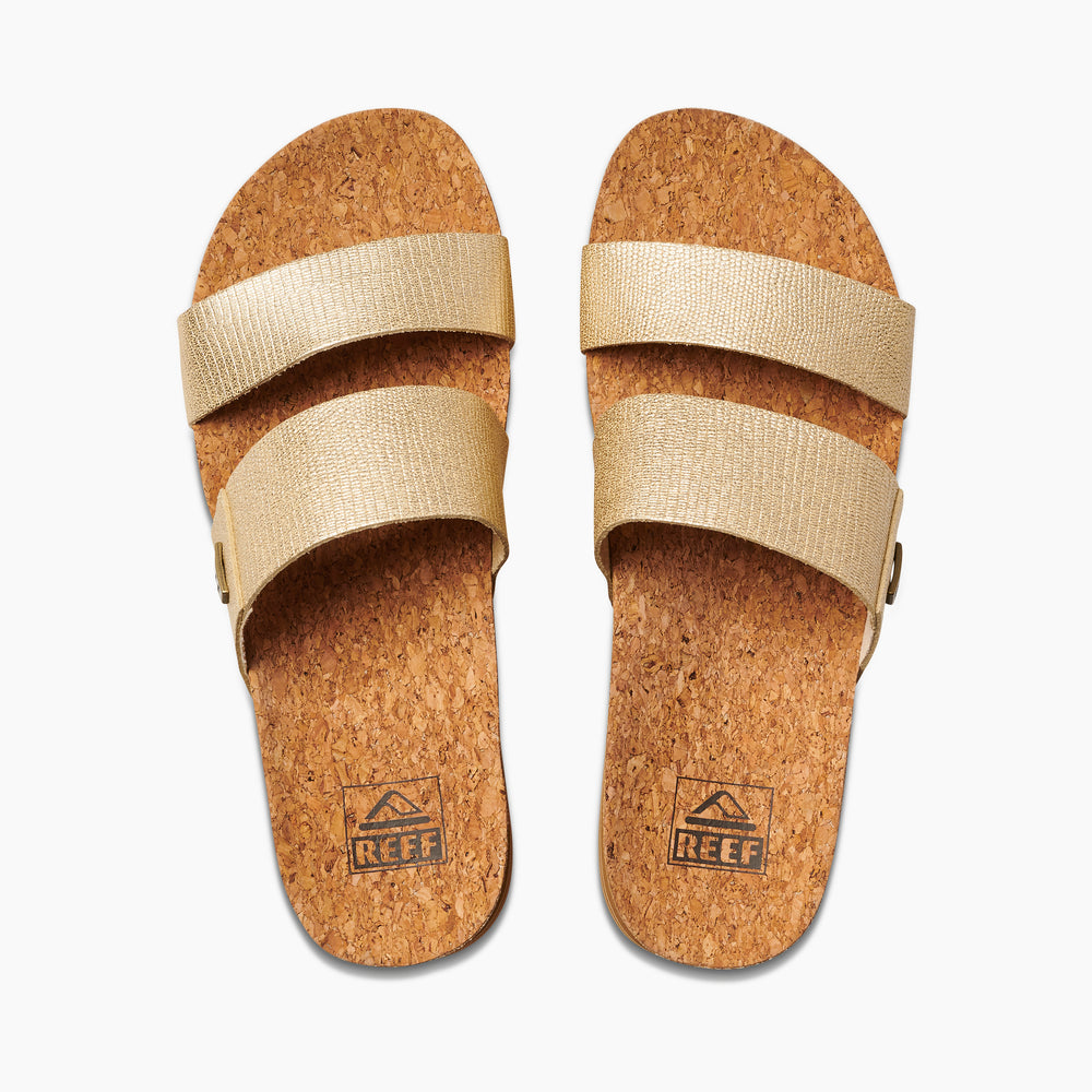Reef Womens Cushion Vista Higher Sandals in Champagne ID yMEbmZEB  Reef Womens Cushion Vista Higher Sandals in Champagne ID yMEbmZEB