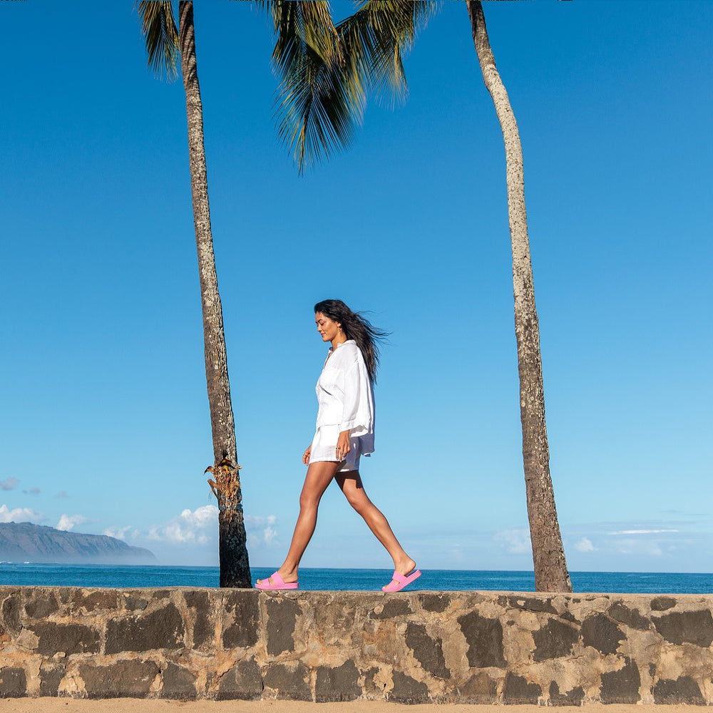 Reef Womens Water Vista Slide Slides in Malibu ID yZWQEllz