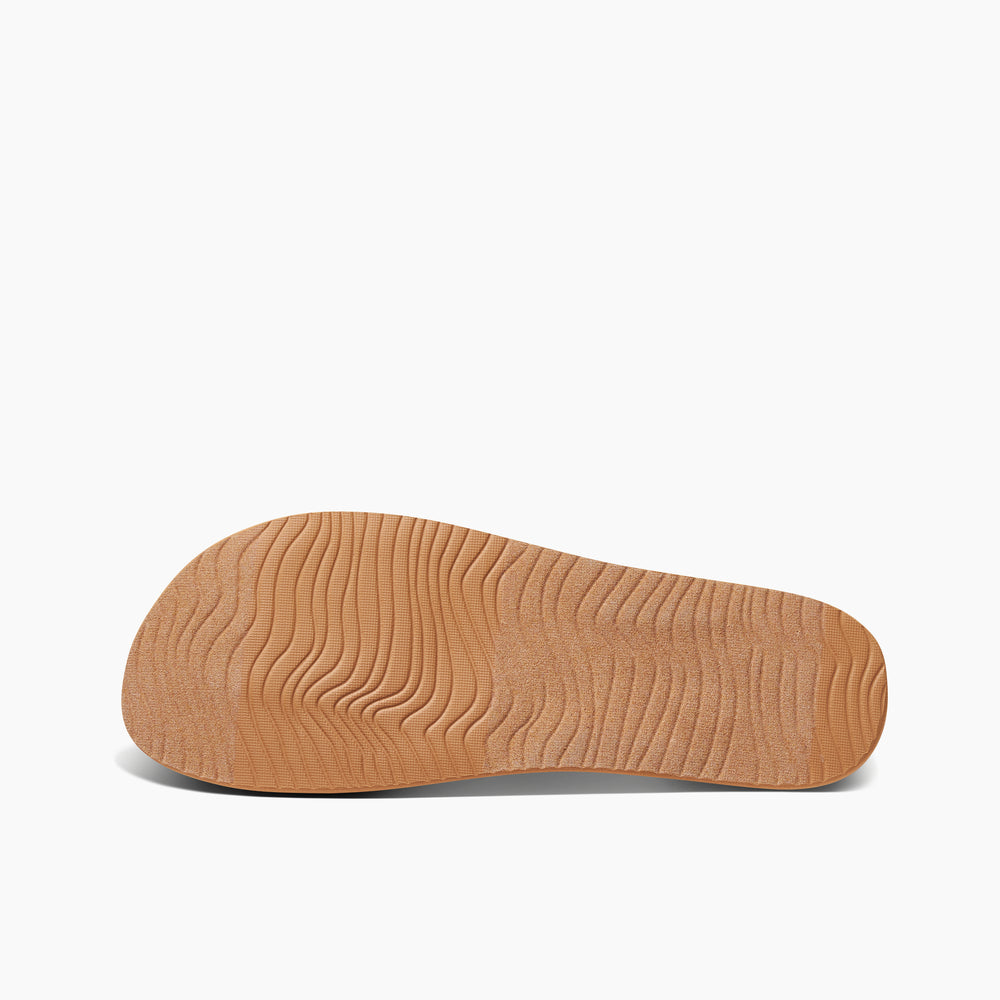 Reef Womens Cushion Vista Thread Slides in Smoothie Stripe ID yzlWOEYl